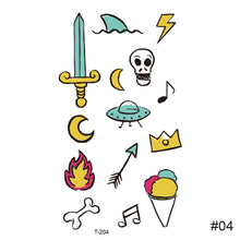 Load image into Gallery viewer, Small Fresh Tattoo Stickers Waterproof Long Lasting Tattoo Stickers Temporary Tattoo Stickers Body Art Tattoo