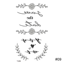 Load image into Gallery viewer, Small Fresh Tattoo Stickers Waterproof Long Lasting Tattoo Stickers Temporary Tattoo Stickers Body Art Tattoo
