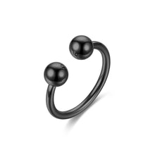 Load image into Gallery viewer, Adjustable Ring Titanium Steel Rings Fashion Casual Finger Jewelry Smooth Couple Ring Classic Love for Women Men Birthday Gifts Wedding Band