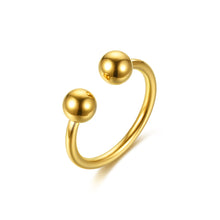 Load image into Gallery viewer, Adjustable Ring Titanium Steel Rings Fashion Casual Finger Jewelry Smooth Couple Ring Classic Love for Women Men Birthday Gifts Wedding Band