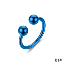 Load image into Gallery viewer, Adjustable Ring Titanium Steel Rings Fashion Casual Finger Jewelry Smooth Couple Ring Classic Love for Women Men Birthday Gifts Wedding Band