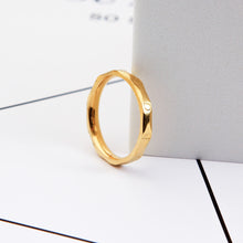Load image into Gallery viewer, 3mm Titanium Steel Thin Ring Couple Stainless Steel Ring Hand Jewelry Simple Design Wedding Rings for Women Men