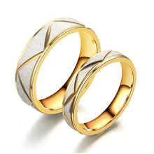 Load image into Gallery viewer, Titanium Rings 4mm 6mm Korean Fashion Stainless Steel Ring Simple Couple Ring Wedding Rings for Men Women
