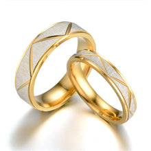 Load image into Gallery viewer, Titanium Rings 4mm 6mm Korean Fashion Stainless Steel Ring Simple Couple Ring Wedding Rings for Men Women