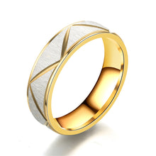 Load image into Gallery viewer, Titanium Rings 4mm 6mm Korean Fashion Stainless Steel Ring Simple Couple Ring Wedding Rings for Men Women