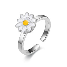 Load image into Gallery viewer, Fashion Simple Personality Sweet Daisy Pendant Opening Ring Women Jewelry Gift