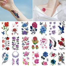 Load image into Gallery viewer, Small Fresh Tattoo Stickers Body Art Tattoo Waterproof Temporary Tattoo Stickers Long Lasting Tattoo Stickers for Women Men