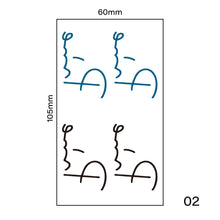Load image into Gallery viewer, Small Fresh Tattoo Stickers Body Art Tattoo Waterproof Temporary Tattoo Stickers Long Lasting Tattoo Stickers for Women Men