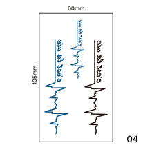 Load image into Gallery viewer, Small Fresh Tattoo Stickers Body Art Tattoo Waterproof Temporary Tattoo Stickers Long Lasting Tattoo Stickers for Women Men