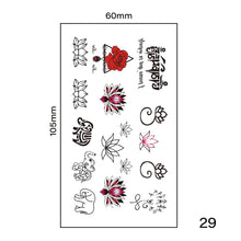 Load image into Gallery viewer, Small Fresh Tattoo Stickers Harajuku Style Tattoo Stickers Waterproof Long Lasting Tattoo Stickers Temporary Body Art Tattoo