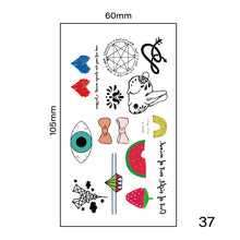 Load image into Gallery viewer, Small Fresh Tattoo Stickers Harajuku Style Tattoo Stickers Waterproof Long Lasting Body Art Tattoo Stickers