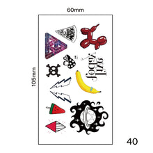 Load image into Gallery viewer, Small Fresh Tattoo Stickers Harajuku Style Tattoo Stickers Waterproof Long Lasting Body Art Tattoo Stickers