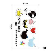 Load image into Gallery viewer, Small Fresh Tattoo Stickers Harajuku Style Tattoo Stickers Body Art Tattoo Waterproof Long Lasting Tattoo Stickers