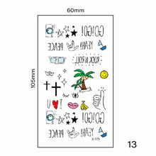 Load image into Gallery viewer, Small Fresh Tattoo Stickers Harajuku Style Tattoo Stickers Temporary Body Art Tattoo Waterproof Long Lasting Tattoo Stickers