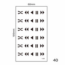 Load image into Gallery viewer, Small Fresh Tattoo Stickers Harajuku Style Tattoo Stickers Temporary Body Art Tattoo Waterproof Long Lasting Tattoo Stickers