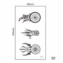 Load image into Gallery viewer, Multicolor Small Fresh Tattoo Stickers Harajuku Style Tattoo Stickers Waterproof Long Lasting Body Art Tattoo Stickers