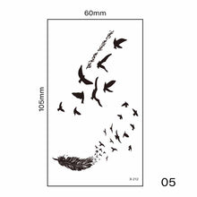 Load image into Gallery viewer, Multicolor Small Fresh Tattoo Stickers Harajuku Style Tattoo Stickers Waterproof Long Lasting Body Art Tattoo Stickers