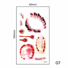 Load image into Gallery viewer, Multicolor Small Fresh Tattoo Stickers Harajuku Style Tattoo Stickers Waterproof Long Lasting Body Art Tattoo Stickers