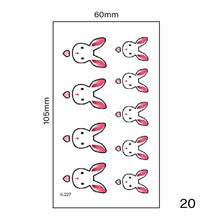 Load image into Gallery viewer, Multicolor Small Fresh Tattoo Stickers Harajuku Style Tattoo Stickers Waterproof Long Lasting Body Art Tattoo Stickers
