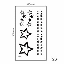 Load image into Gallery viewer, Multicolor Small Fresh Tattoo Stickers Harajuku Style Tattoo Stickers Waterproof Long Lasting Body Art Tattoo Stickers