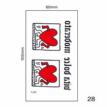 Load image into Gallery viewer, Multicolor Small Fresh Tattoo Stickers Harajuku Style Tattoo Stickers Waterproof Long Lasting Body Art Tattoo Stickers