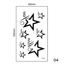 Load image into Gallery viewer, Multicolor Small Fresh Tattoo Stickers Harajuku Style Tattoo Stickers Waterproof Long Lasting Body Art Tattoo for Women Men