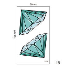 Load image into Gallery viewer, Multicolor Small Fresh Tattoo Stickers Harajuku Style Tattoo Stickers Waterproof Long Lasting Body Art Tattoo for Women Men