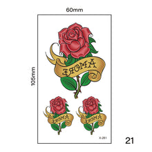 Load image into Gallery viewer, Multicolor Small Fresh Tattoo Stickers Harajuku Style Tattoo Stickers Waterproof Long Lasting Body Art Tattoo for Women Men