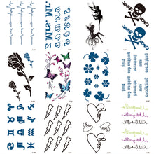 Load image into Gallery viewer, Multicolor Small Fresh Tattoo Stickers Harajuku Style Temporary Tattoo Stickers Waterproof Long Lasting Body Art Tattoo