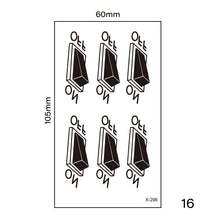 Load image into Gallery viewer, Multicolor Small Fresh Tattoo Stickers Harajuku Style Temporary Tattoo Stickers Waterproof Long Lasting Body Art Tattoo