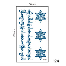 Load image into Gallery viewer, Multicolor Small Fresh Tattoo Stickers Harajuku Style Temporary Tattoo Stickers Waterproof Long Lasting Body Art Tattoo