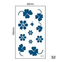 Load image into Gallery viewer, Multicolor Small Fresh Tattoo Stickers Harajuku Style Temporary Tattoo Stickers Waterproof Long Lasting Body Art Tattoo