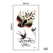 Load image into Gallery viewer, Multicolor Small Fresh Tattoo Stickers Harajuku Style Temporary Body Art Tattoo Waterproof Long Lasting Tattoo Stickers