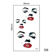 Load image into Gallery viewer, Multicolor Small Fresh Tattoo Stickers Harajuku Style Temporary Body Art Tattoo Waterproof Long Lasting Tattoo Stickers