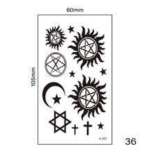 Load image into Gallery viewer, Multicolor Small Fresh Tattoo Stickers Harajuku Style Temporary Body Art Tattoo Waterproof Long Lasting Tattoo Stickers