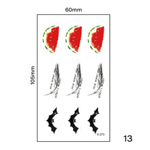 Load image into Gallery viewer, Small Fresh Tattoo Stickers Harajuku Style Multicolor Body Art Tattoo Waterproof Long Lasting Tattoo Stickers