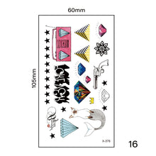 Load image into Gallery viewer, Small Fresh Tattoo Stickers Harajuku Style Multicolor Body Art Tattoo Waterproof Long Lasting Tattoo Stickers