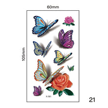 Load image into Gallery viewer, Small Fresh Tattoo Stickers Harajuku Style Multicolor Body Art Tattoo Waterproof Long Lasting Tattoo Stickers