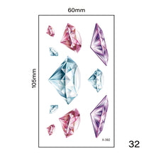 Load image into Gallery viewer, Small Fresh Tattoo Stickers Harajuku Style Multicolor Body Art Tattoo Waterproof Long Lasting Tattoo Stickers