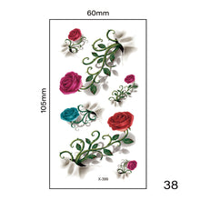 Load image into Gallery viewer, Small Fresh Tattoo Stickers Harajuku Style Multicolor Body Art Tattoo Waterproof Long Lasting Tattoo Stickers