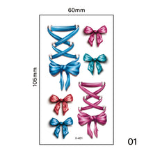 Load image into Gallery viewer, Small Fresh Tattoo Stickers Harajuku Style Multicolor Waterproof Long Lasting Body Art Tattoo Stickers for Women Men