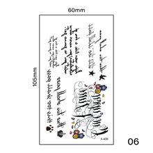 Load image into Gallery viewer, Small Fresh Tattoo Stickers Harajuku Style Multicolor Waterproof Long Lasting Body Art Tattoo Stickers for Women Men