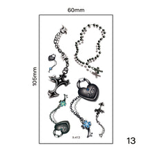 Load image into Gallery viewer, Small Fresh Tattoo Stickers Harajuku Style Multicolor Waterproof Long Lasting Body Art Tattoo Stickers for Women Men