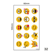Load image into Gallery viewer, Small Fresh Tattoo Stickers Harajuku Style Multicolor Waterproof Long Lasting Body Art Tattoo Stickers for Women Men