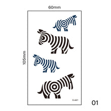 Load image into Gallery viewer, Multicolor Small Fresh Tattoo Stickers Harajuku Style Waterproof Temporary Body Art Tattoo Stickers for Women Men