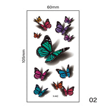 Load image into Gallery viewer, Multicolor Small Fresh Tattoo Stickers Harajuku Style Waterproof Temporary Body Art Tattoo Stickers for Women Men