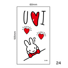 Load image into Gallery viewer, Multicolor Small Fresh Tattoo Stickers Harajuku Style Waterproof Temporary Body Art Tattoo Stickers for Women Men