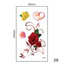 Load image into Gallery viewer, Multicolor Small Fresh Tattoo Stickers Harajuku Style Waterproof Temporary Body Art Tattoo Stickers for Women Men