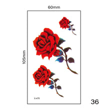Load image into Gallery viewer, Multicolor Small Fresh Tattoo Stickers Harajuku Style Waterproof Temporary Body Art Tattoo Stickers for Women Men