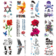 Load image into Gallery viewer, Small Fresh Tattoo Stickers Multicolor Harajuku Style Waterproof Temporary Body Art Tattoo Stickers for Women Men